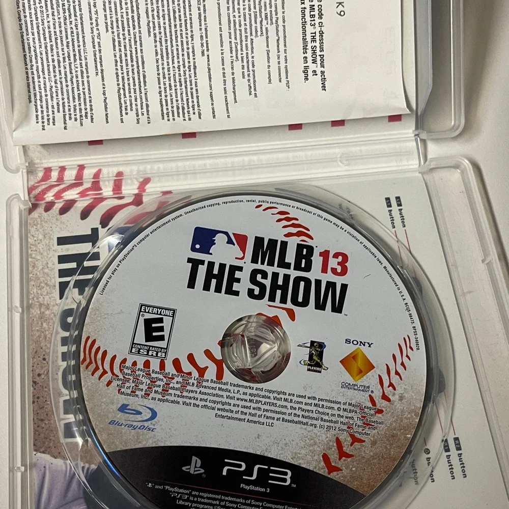 PS3 MLB 13 the‎ show video game